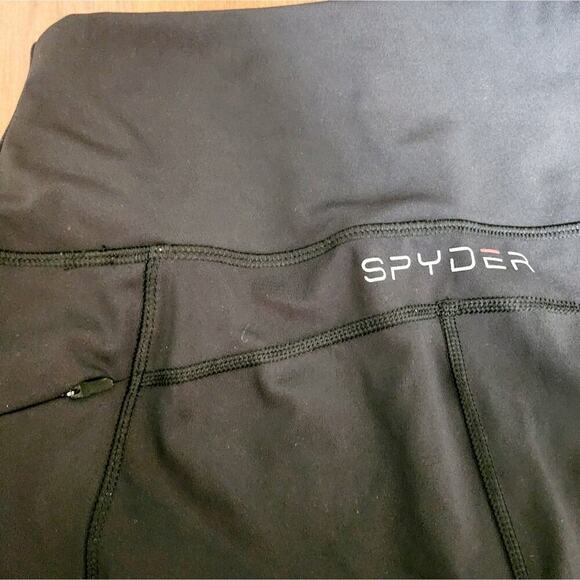 SPYDER MED BLACK BIKE SHORTS - Picture 3 of 5